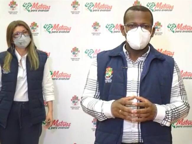 El gobernador dijo que no están dadas las condiciones para declarar la alerta amarilla. Foto: Gobernación del Cauca