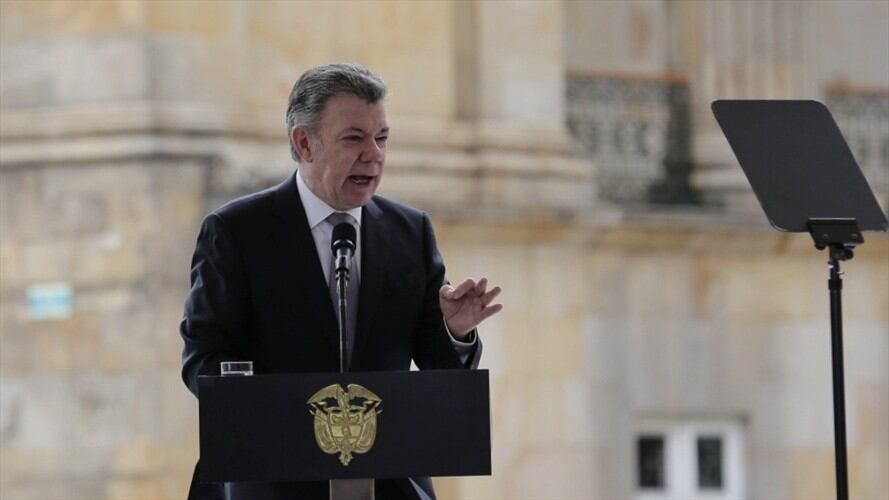 "Señores congresistas del partido FARC, bienvenidos a este templo de la democracia". Foto: Colprensa