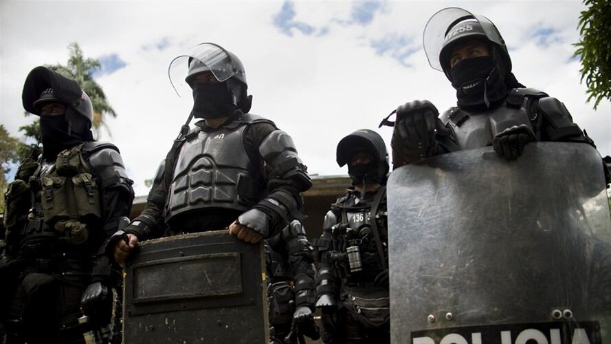 Denunciaron las graves lesiones causadas a los estudiantes, especialmente a Esteban Mosquera, quien perdió su ojo izquierdo. Foto: Getty Images