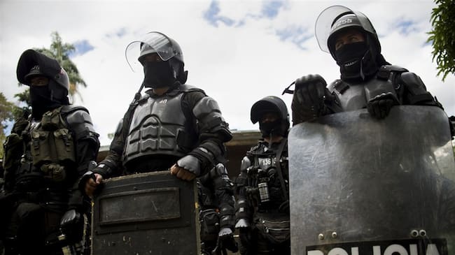 Denunciaron las graves lesiones causadas a los estudiantes, especialmente a Esteban Mosquera, quien perdió su ojo izquierdo. Foto: Getty Images