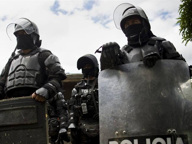 Denunciaron las graves lesiones causadas a los estudiantes, especialmente a Esteban Mosquera, quien perdió su ojo izquierdo. Foto: Getty Images