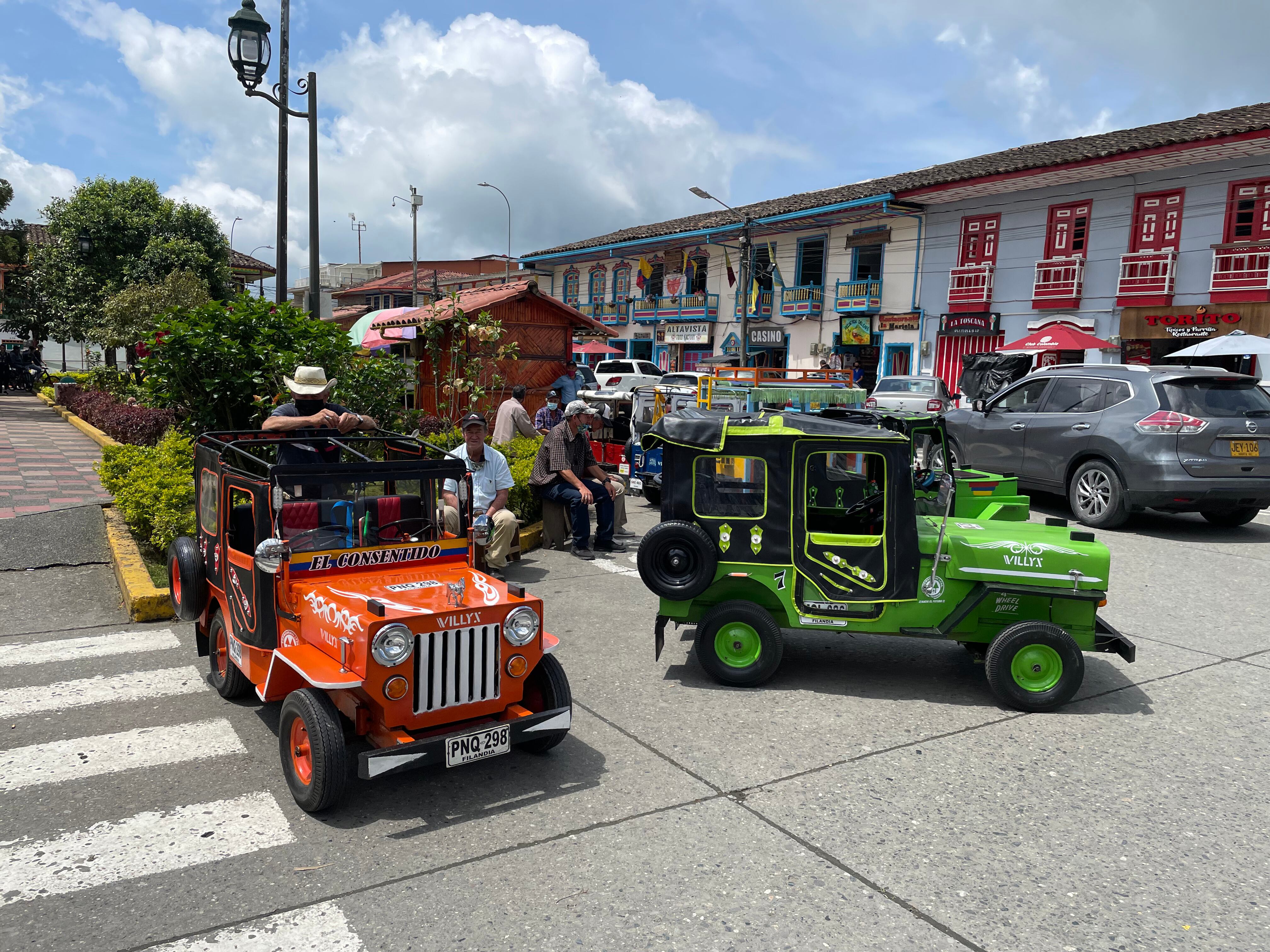 Parque central, Filandia, Quindío. Foto: Zaida Piñeros