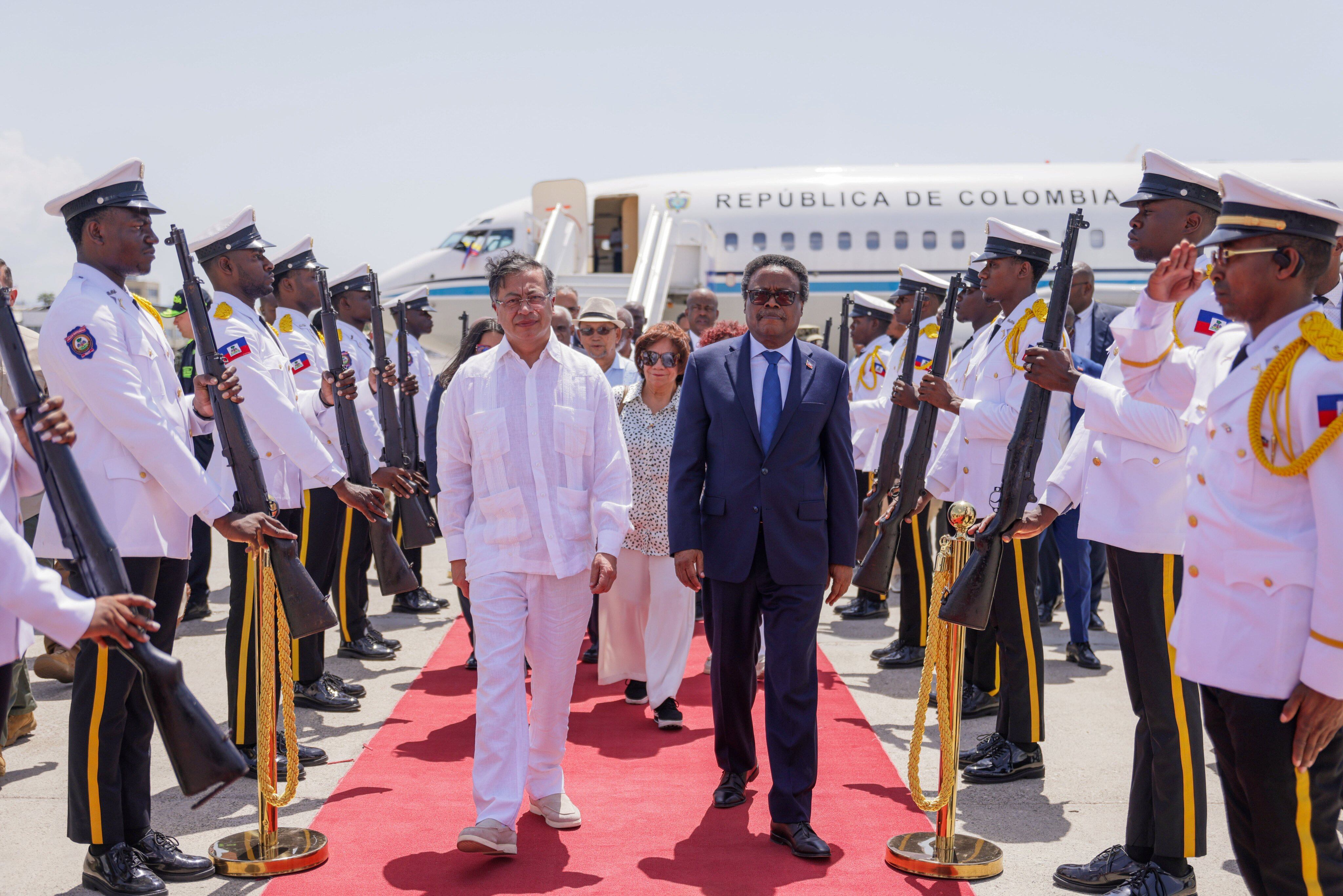 Presidente Petro en Haití. Foto: Presidencia