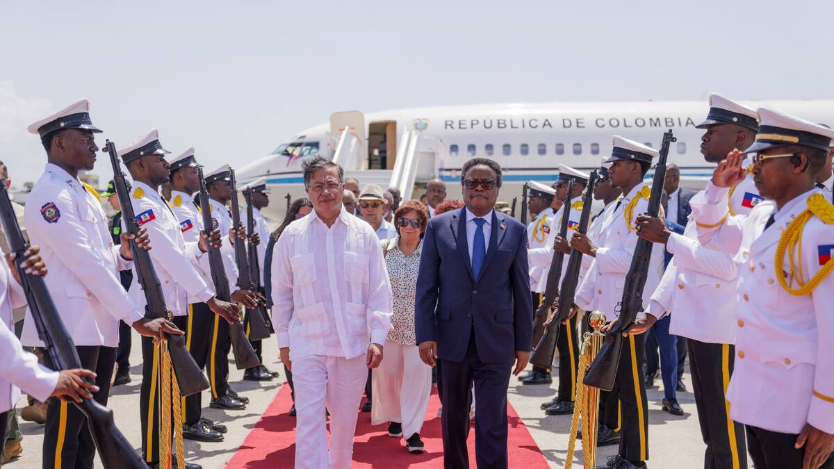 Presidente Petro visita Haití para dialogar sobre seguridad y fortalecimiento institucional