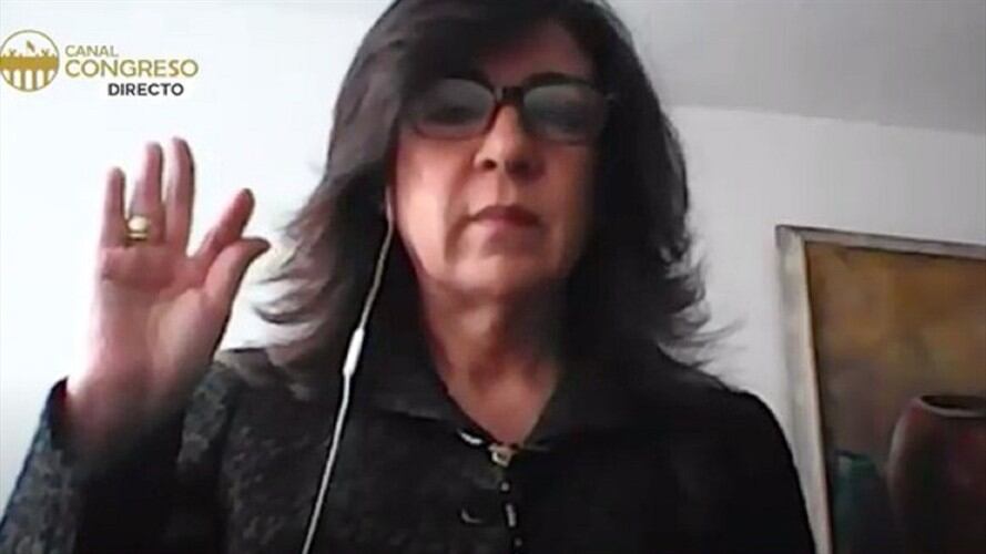 Milla Romero. Foto: Twitter: @SenadoGovCo