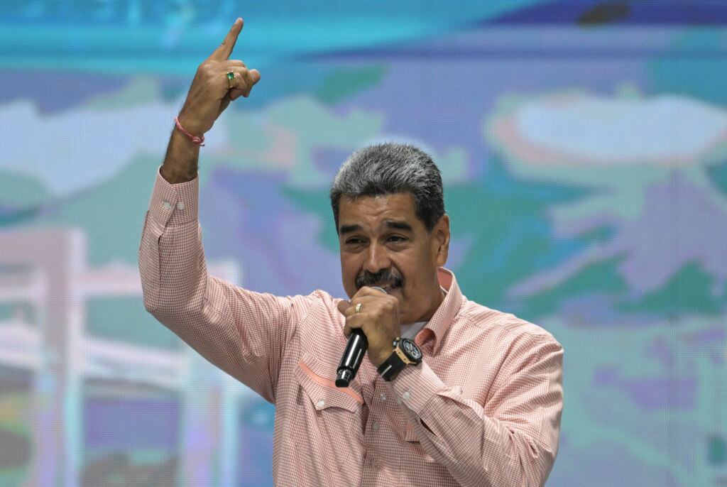 Nicolas Maduro. (Photo by YURI CORTEZ/AFP via Getty Images)