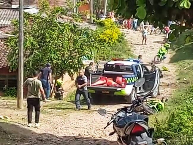 Dos patrullas motorizadas fueron atacadas con explosivos. Crédito. Red de Apoyo.