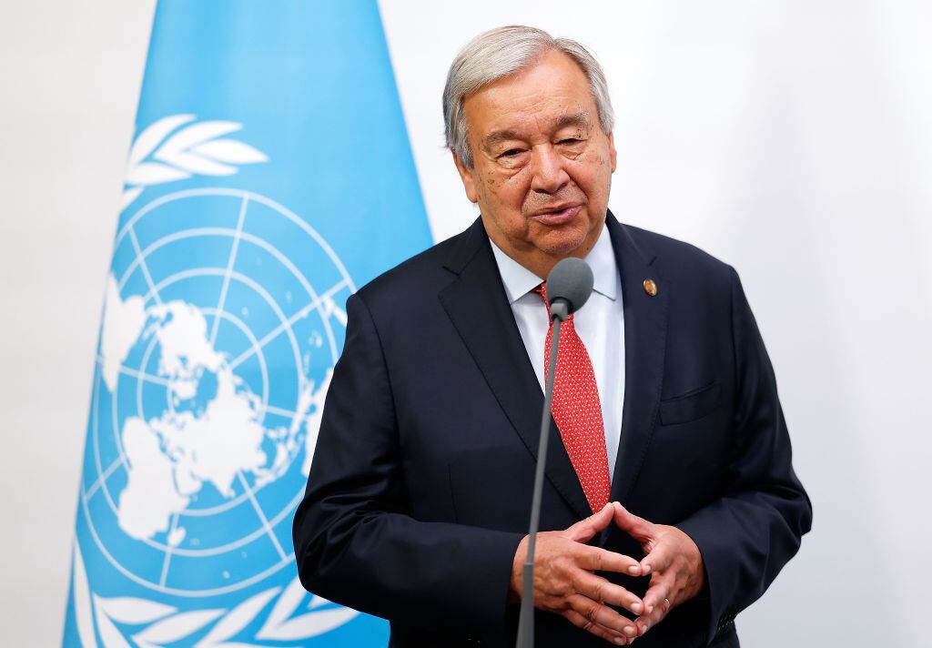 Antonio Guterres: Foto: Wang Lili - Pool/Getty Images.
