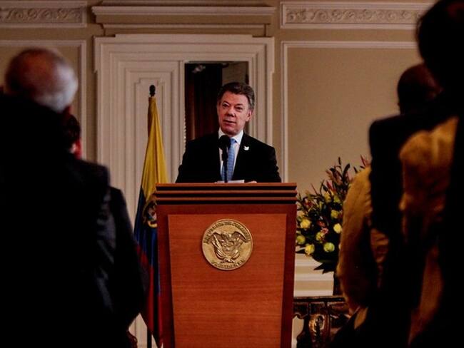 Juan Manuel Santos, presidente de la República. Foto: Colprensa