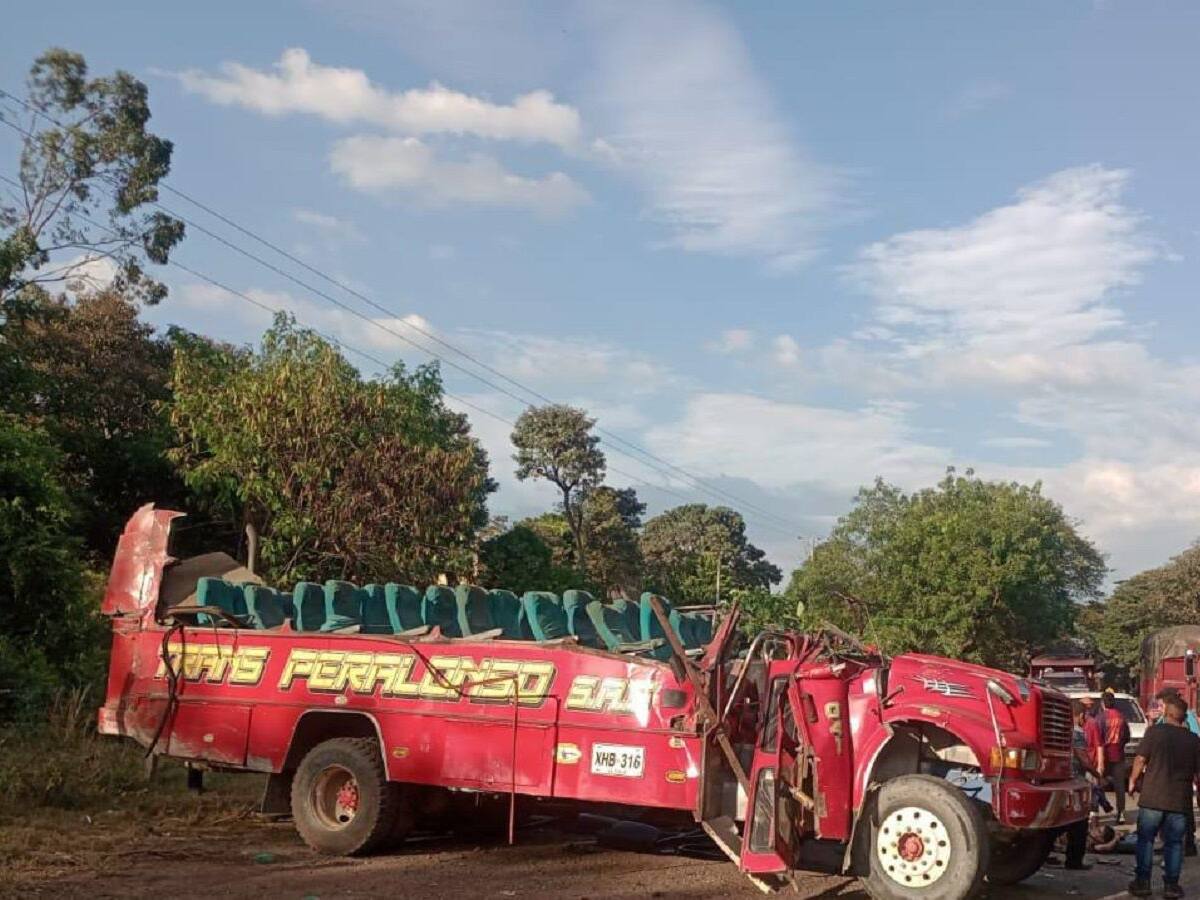 12 personas heridas por accidente en la vía Cúcuta- El Zulia