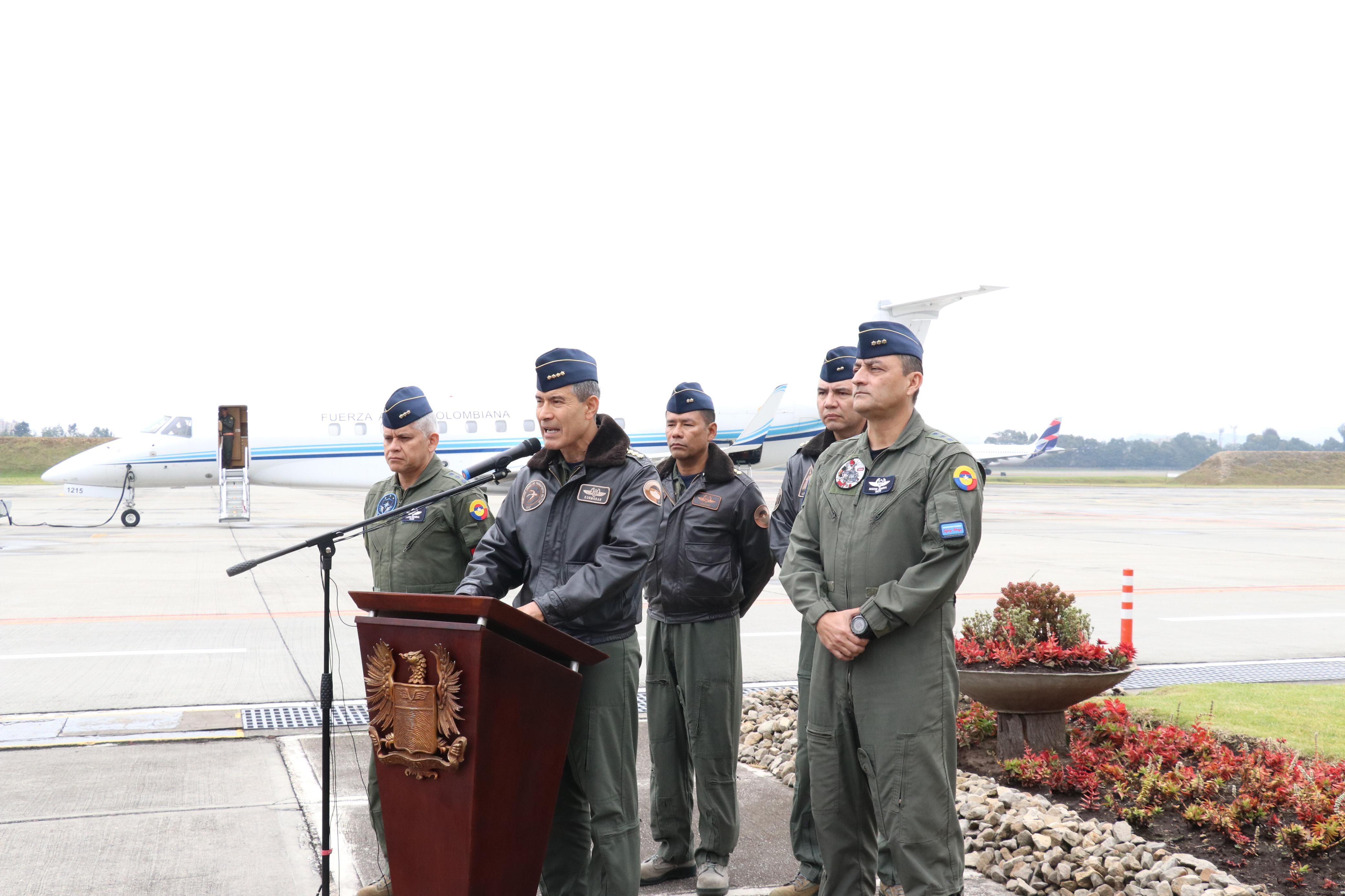 Comandante de la Fuerza Aérea Colombiana, general Luis Córdoba. Foto: cortesía.