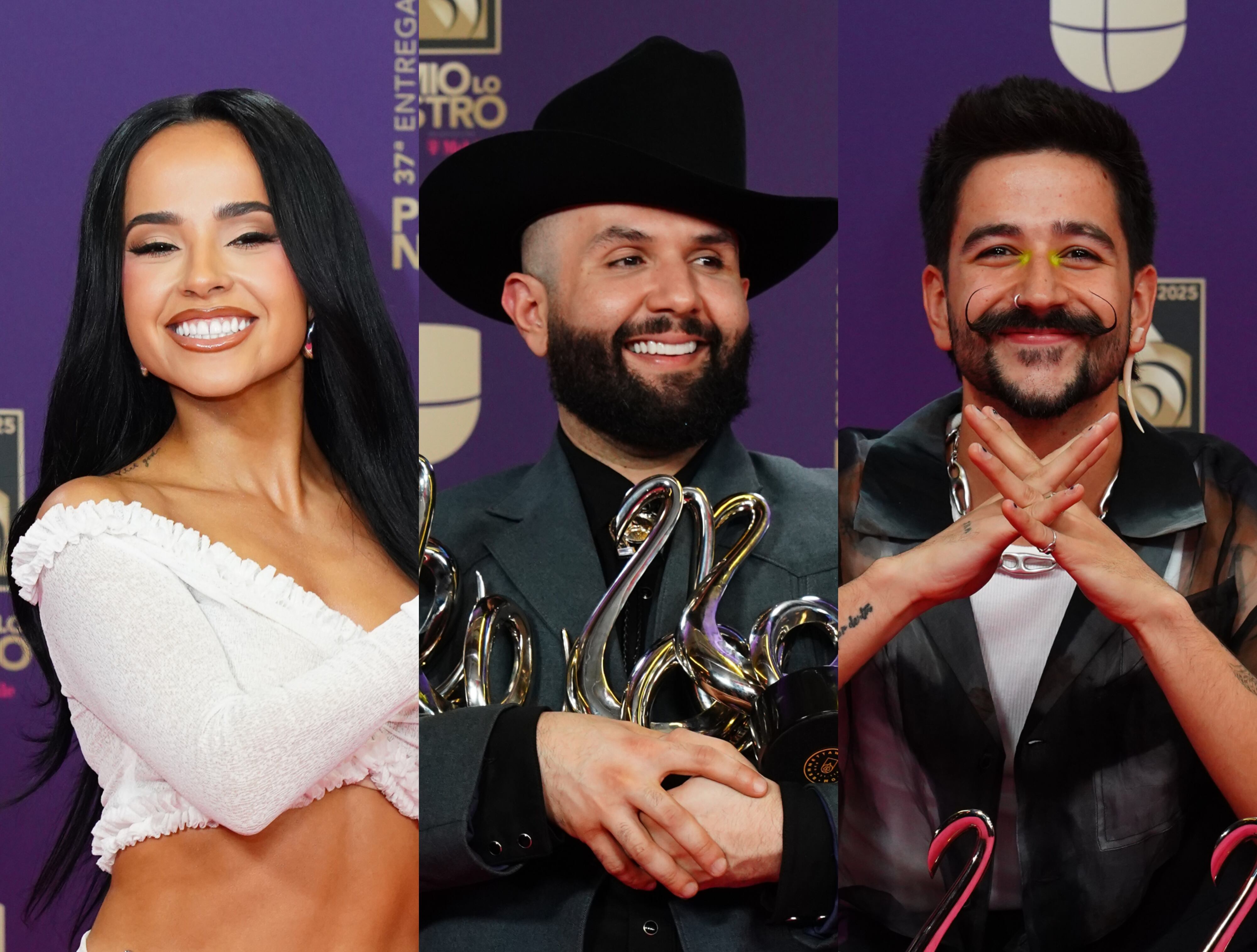 Becky G, Carín León, Camilo | Fotos: GettyImages
