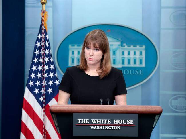Kate Bedingfield (Photo by Anna Moneymaker/Getty Images)