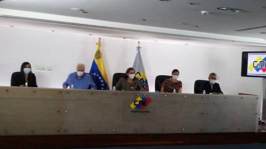 Rectores del Consejo Nacional Electoral . Foto: Cortesía CNE