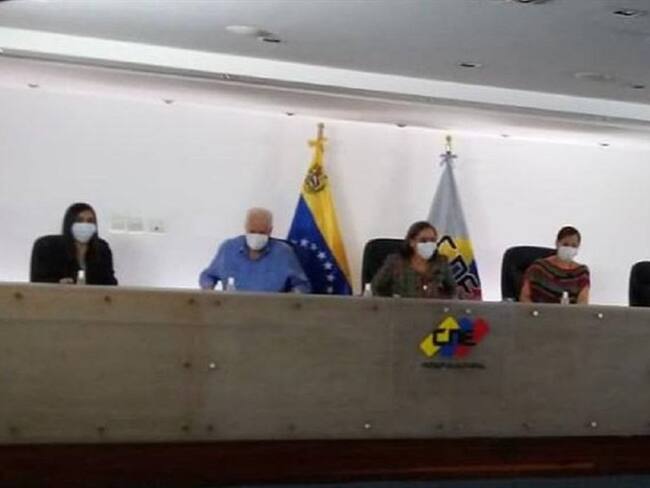 Rectores del Consejo Nacional Electoral . Foto: Cortesía CNE