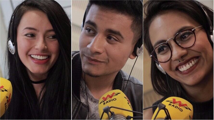 Lina Palacio, Laura Díaz y Daniel Vanegas. Foto: La W con Vicky Dávila