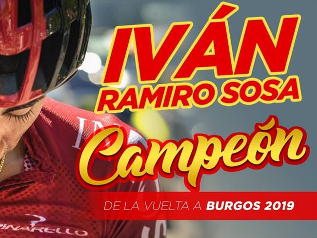 Iván Ramiro Sosa gana por segunda vez la Vuelta a Burgos. Foto: Redacción W Radio