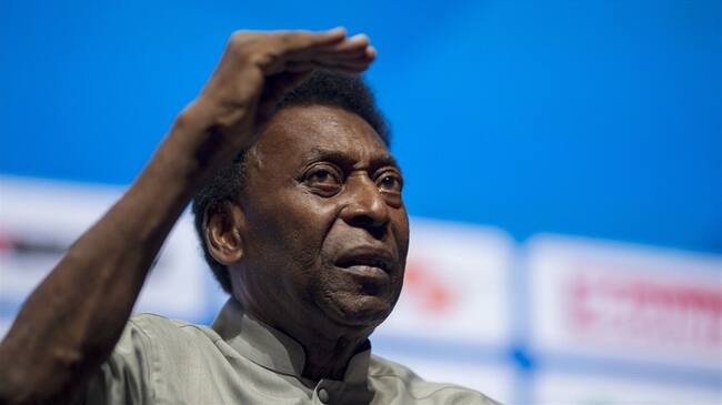 Reapareció Pelé para su documental en Netflix. Foto: MAURO PIMENTEL/AFP via Getty Images