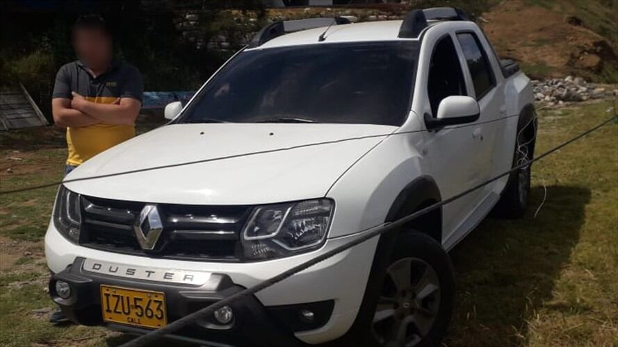 Individuos hasta ahora desconocidos interceptaron a los usuarios de la carretera y los despojaron de sus automotores, dos camionetas y una motocicleta. Foto: Cortesía Sucesos Cauca
