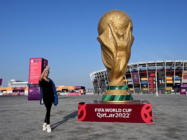 Qatar. (Photo by MIGUEL MEDINA / AFP) (Photo by MIGUEL MEDINA/AFP via Getty Images)