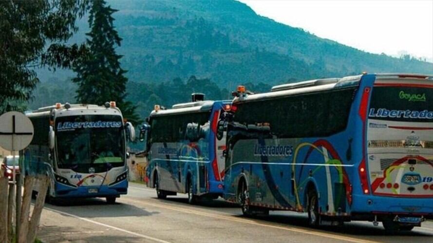 Es de recordar que el transporte de pasajeros venía funcionando entre los municipios de Tunja, Duitama, Sogamoso y Chiquinquirá.. Foto: Suministrada