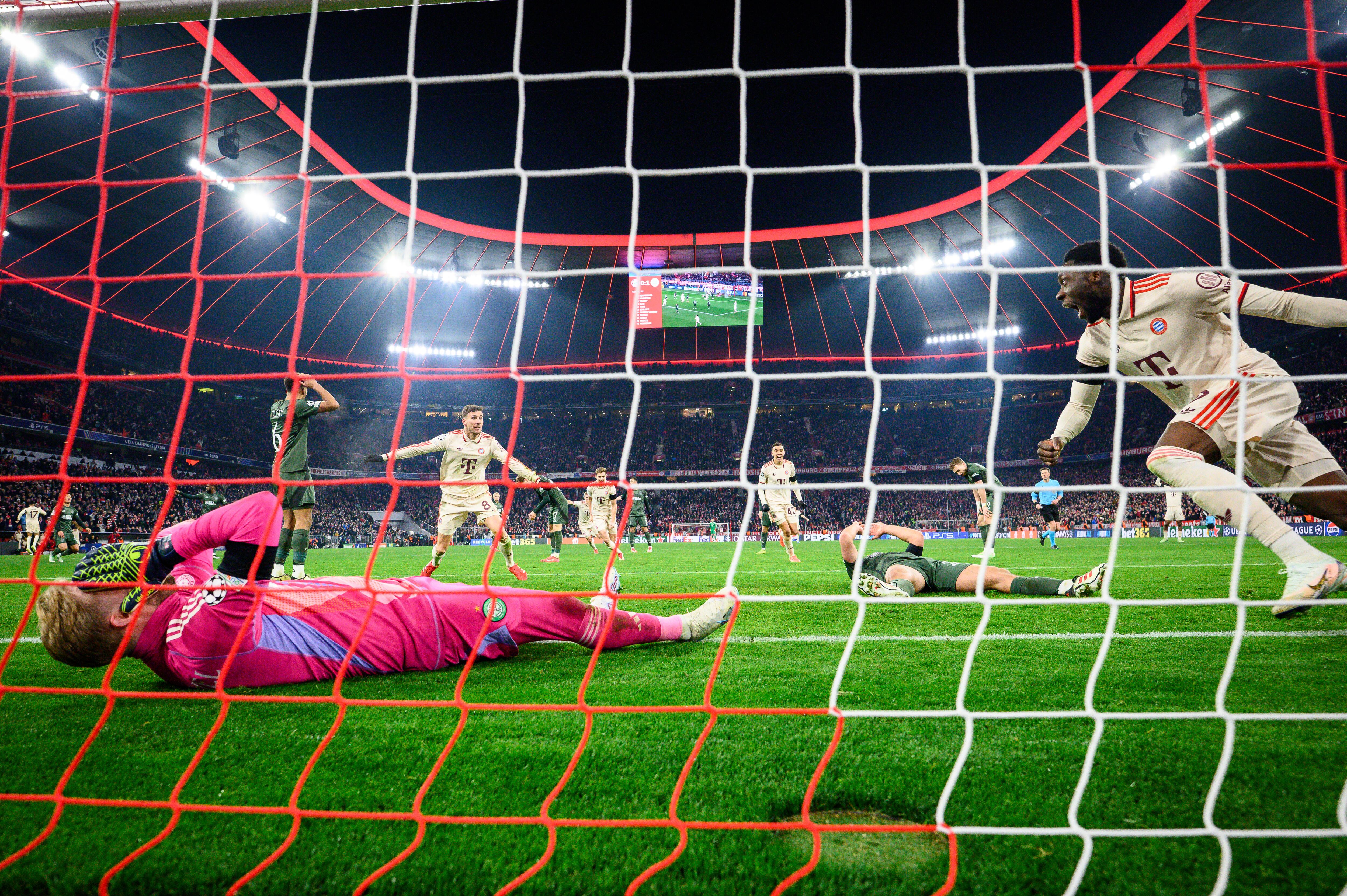 Bayern Múnich celebrando el gol de la clasificación. FOTO: Markus Gilliar - GES Sportfoto/Getty Images