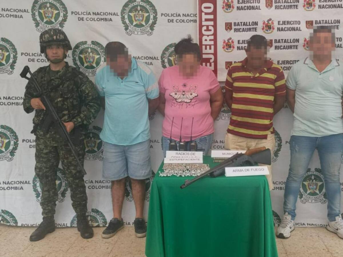 Autoridades capturaron a cuatro personas en San Martín, Cesar, por varios homicidios