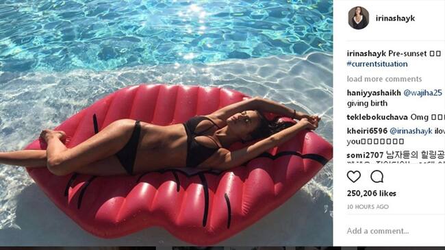 Así de estupenda está Irina Shayk a las tres semanas de dar a luz. Foto: Bang Media