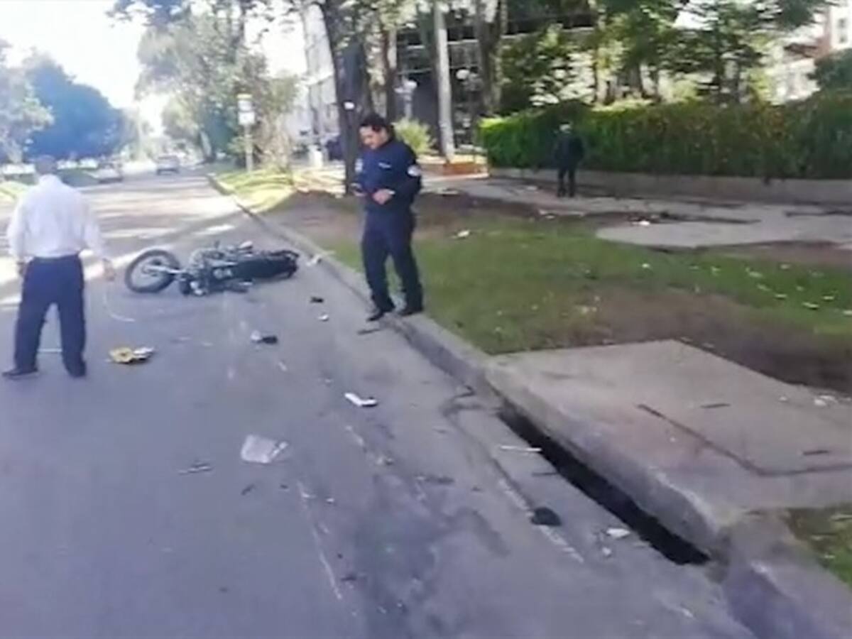 Exesposa de Jorge Rausch atropelló a motociclista y se dio a la fuga