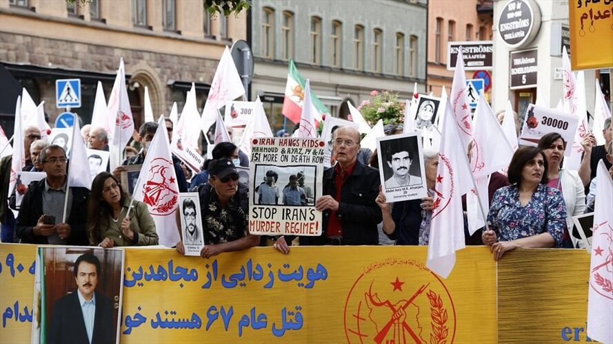 Hamid Noury, de 60 años, fue detenido en noviembre de 2019 en el aeropuerto internacional de Estocolmo-Arlanda.. Foto: JERREVANG / TT NEWS AGENCY / AFP