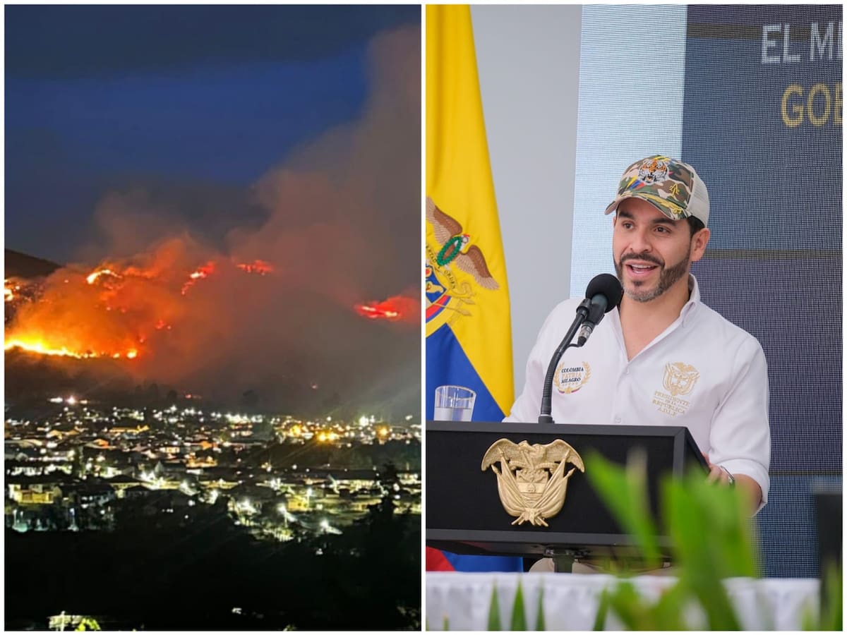 “Estamos con ustedes”: Presidente De La Espriella se refirió al incendio forestal en Villa de Leyva