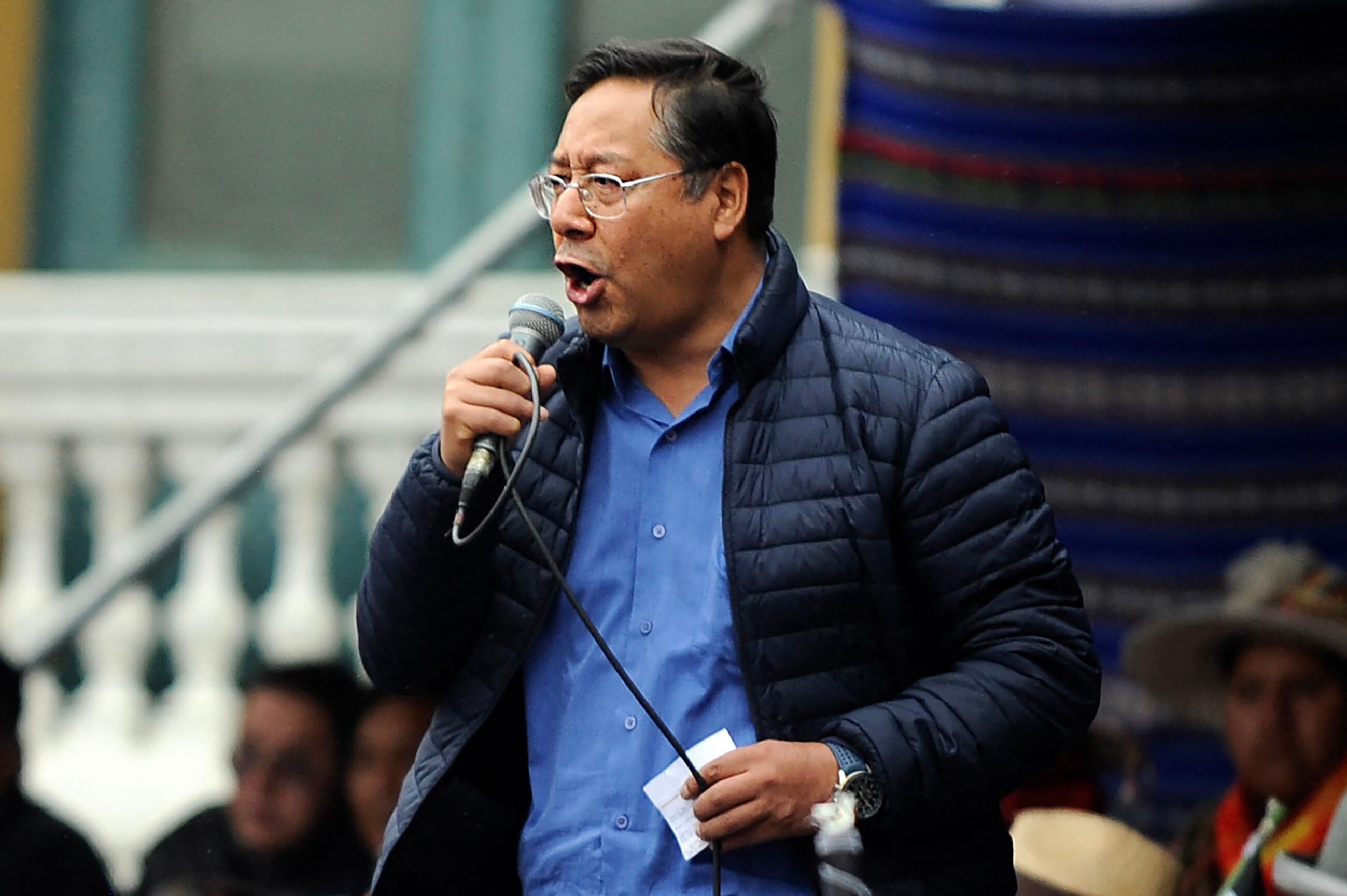 Presidente de Bolivia Luis Arce | Foto: JORGE BERNAL/AFP vía Getty Images