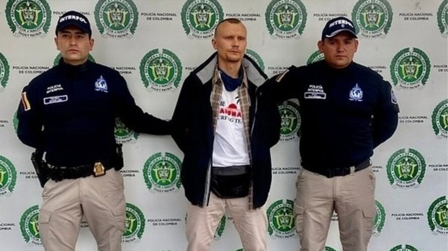 Capturan en Colombia terrorista ruso integrante del autodenominado Estado Islámico. Foto: Colprensa