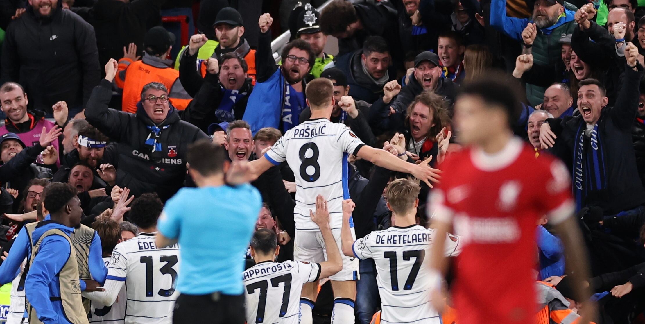 Partido entre Liverpool Vs. Atalanta. Foto: EFE/EPA/ADAM VAUGHAN