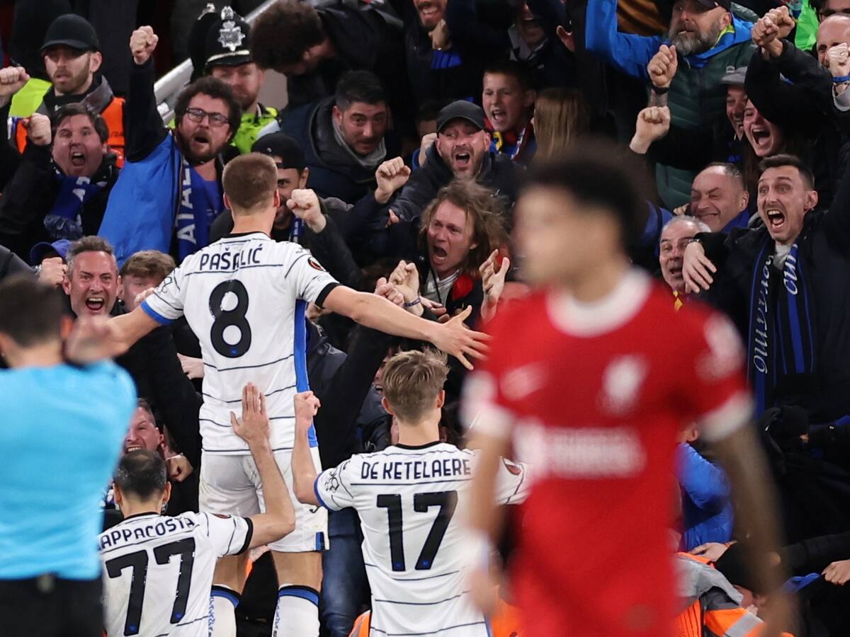 Duro golpe para Liverpool y Luis Díaz: perdió 3-0 con Atalanta en cuartos de Europa League
