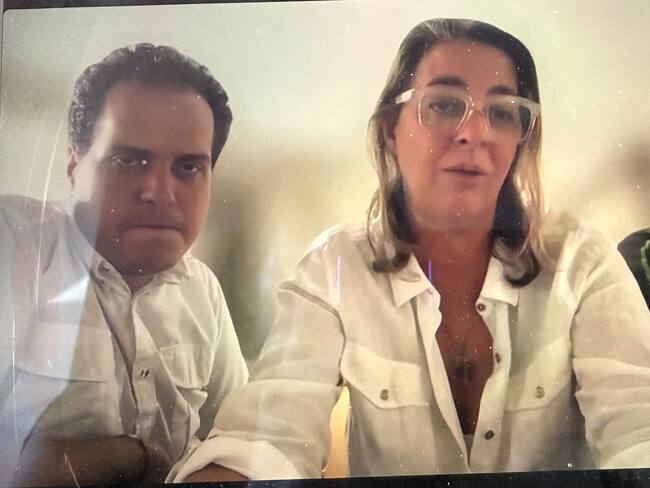 Pedro Urruchurtu, Magalli Meda y Omar González, tres de los seis asilados en la embajada de Argentina en Caracas.