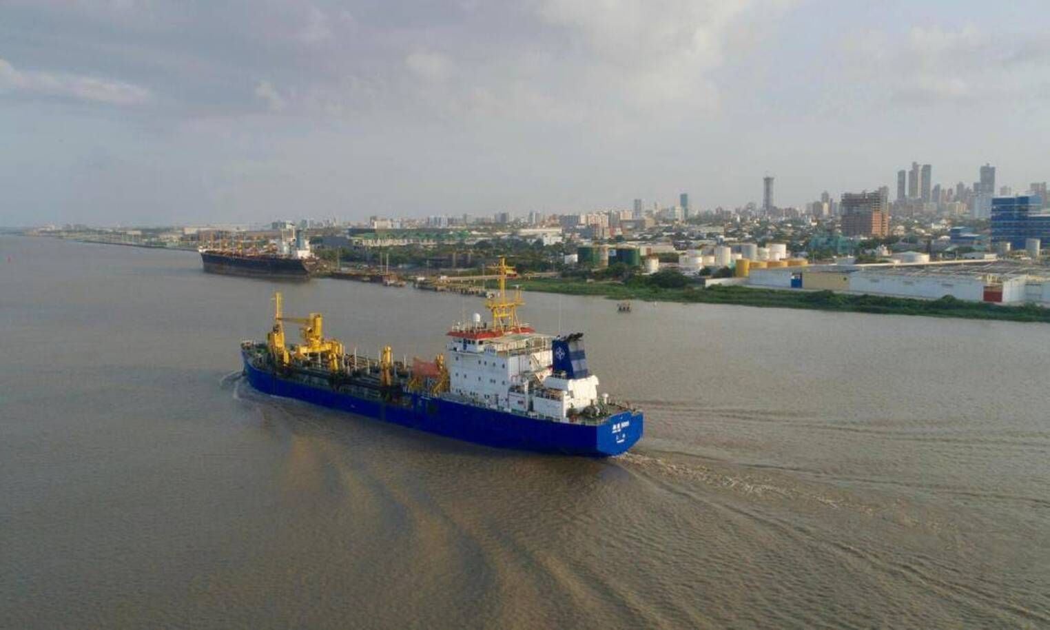 Este tipo de anomalías por la sedimentación no se habrían presentado desde hace muchos años. Foto: Dimar.