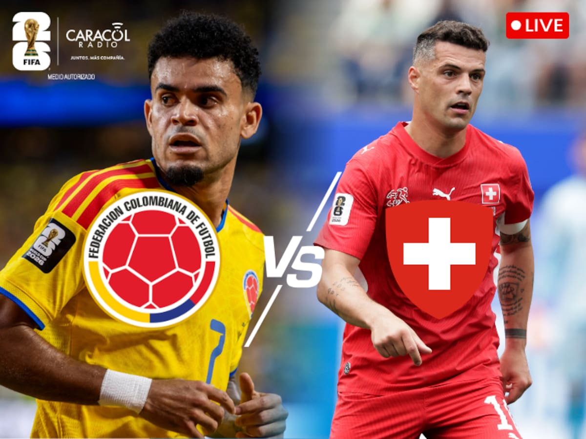 🔴 Colombia vs Suiza PARTIDO EN VIVO por los octavos de final del Mundial 2026: siga la transmisión