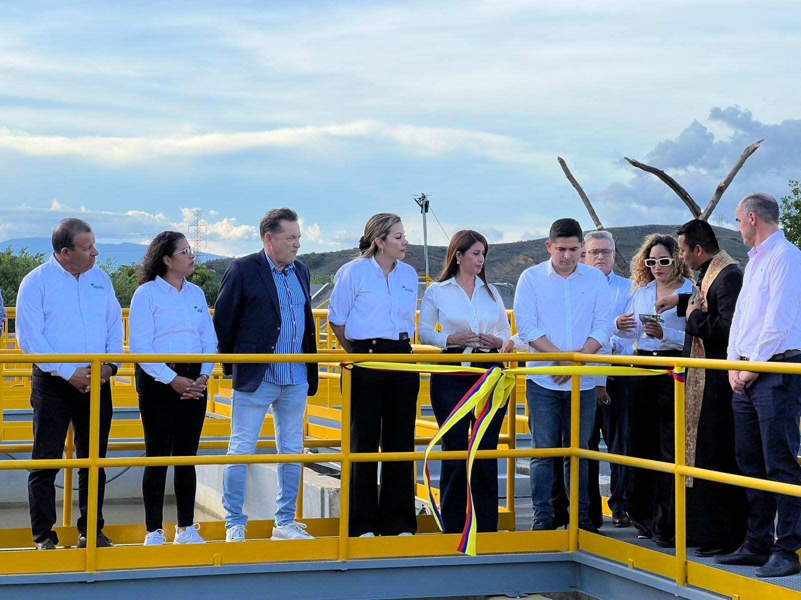 Fue inaugurada la nueva planta de tratamiento de agua potable en Villa del Rosario. / Foto: Aqualia.