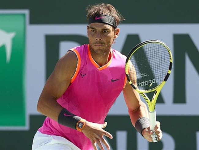 Nadal se retira de semifinales de Indian Wells contra Federer por lesión. Foto: Getty Images