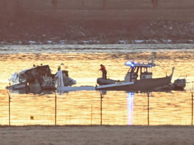 Accidente aéreo en Washington. Foto: Getty Images.