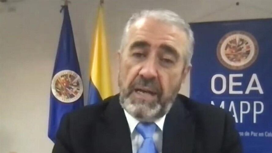 Jefe de la Misión de Apoyo al Proceso de Paz, Roberto Menéndez. Foto: Cortesía: OEA