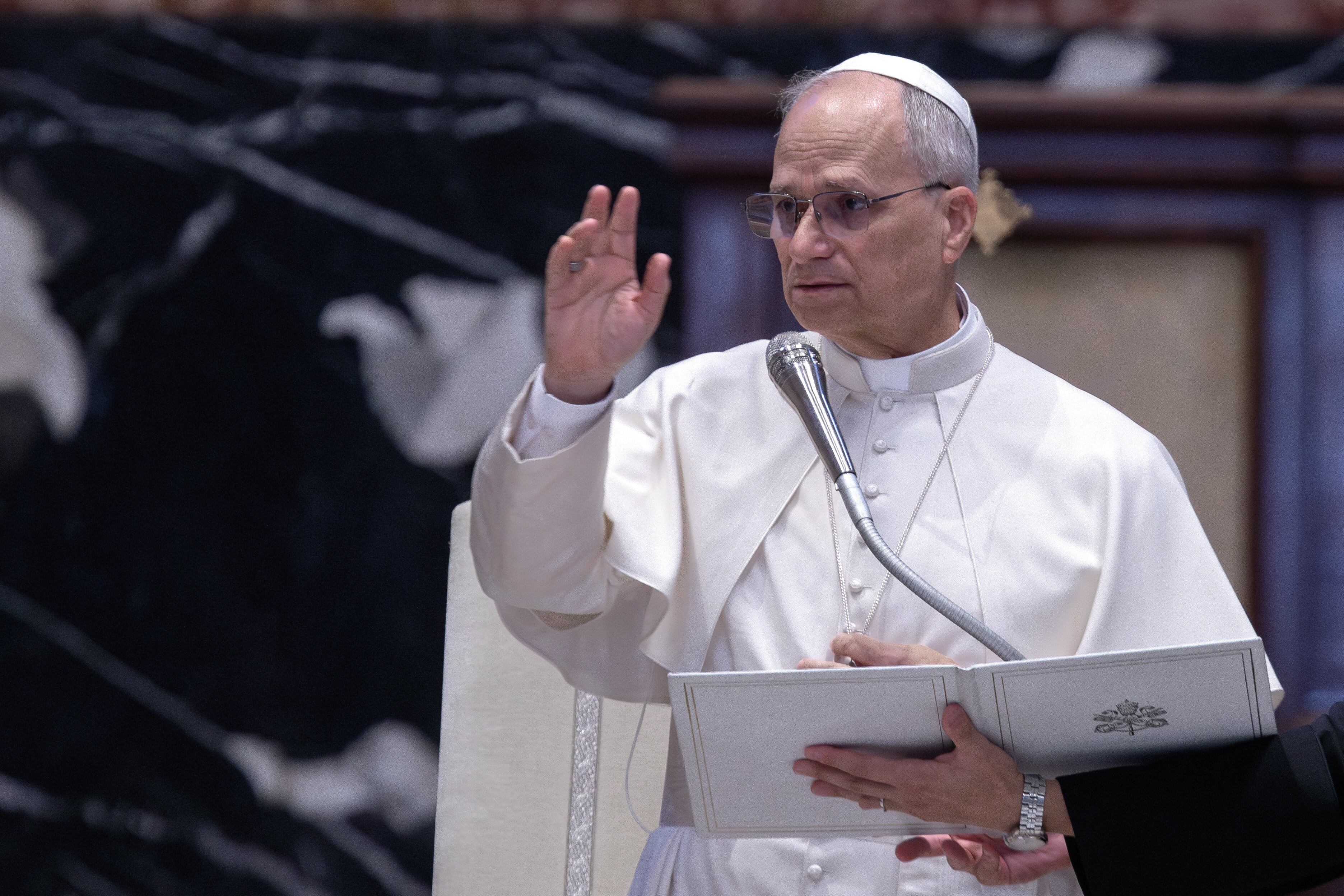 Papa León XIV. Foto: MARIA GRAZIA PICCIARELLA/Middle East Images/AFP via Getty Images)          