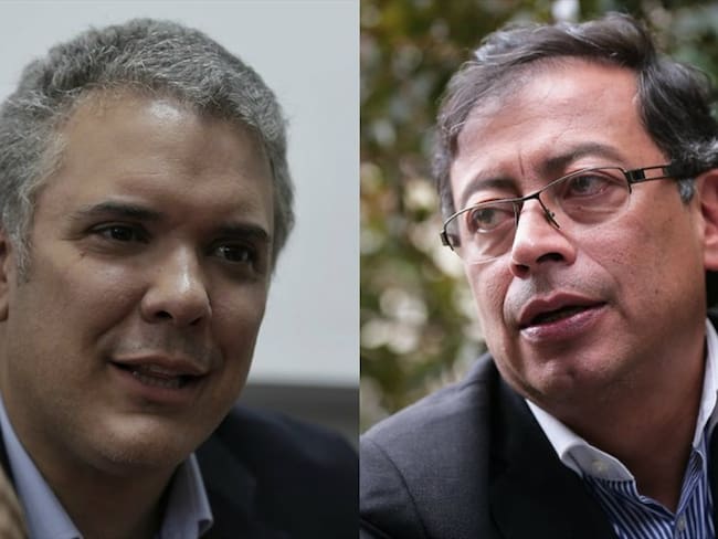 El gran debate nacional entre Iván Duque y Gustavo Petro se llevaría a cabo, en simultánea, el próximo jueves 14 de junio a las 8:00 p.m. Foto: Colprensa