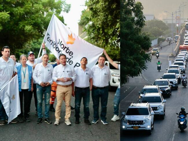 Caravana por la Paz en Norte de Santander. / Foto: Cortesía Gobernación de Norte de Santander.