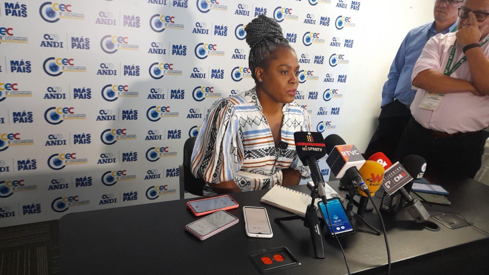 Ministra de Educación, Aurora Vergara. Foto: W Radio