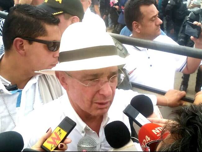 expresidente Álvaro Uribe. Foto: Audrey Carrillo