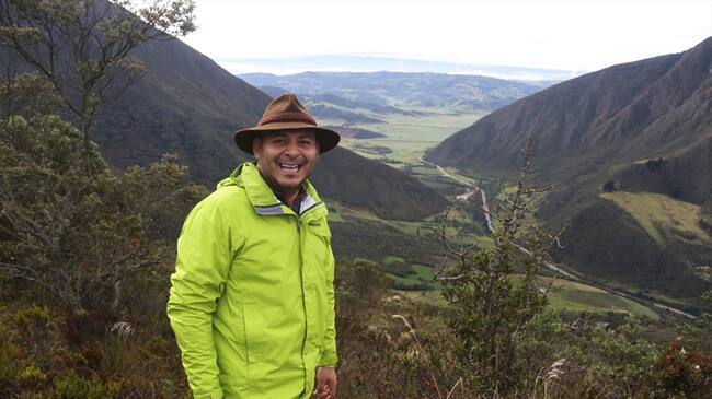 Nuevo director de Corpoboyacá. Foto: Herman Amaya/ Twitter