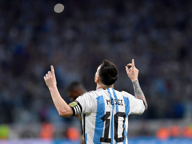 Capitán argentino Lionel Messi. Foto archivo:Hernan Cortez/Getty Images