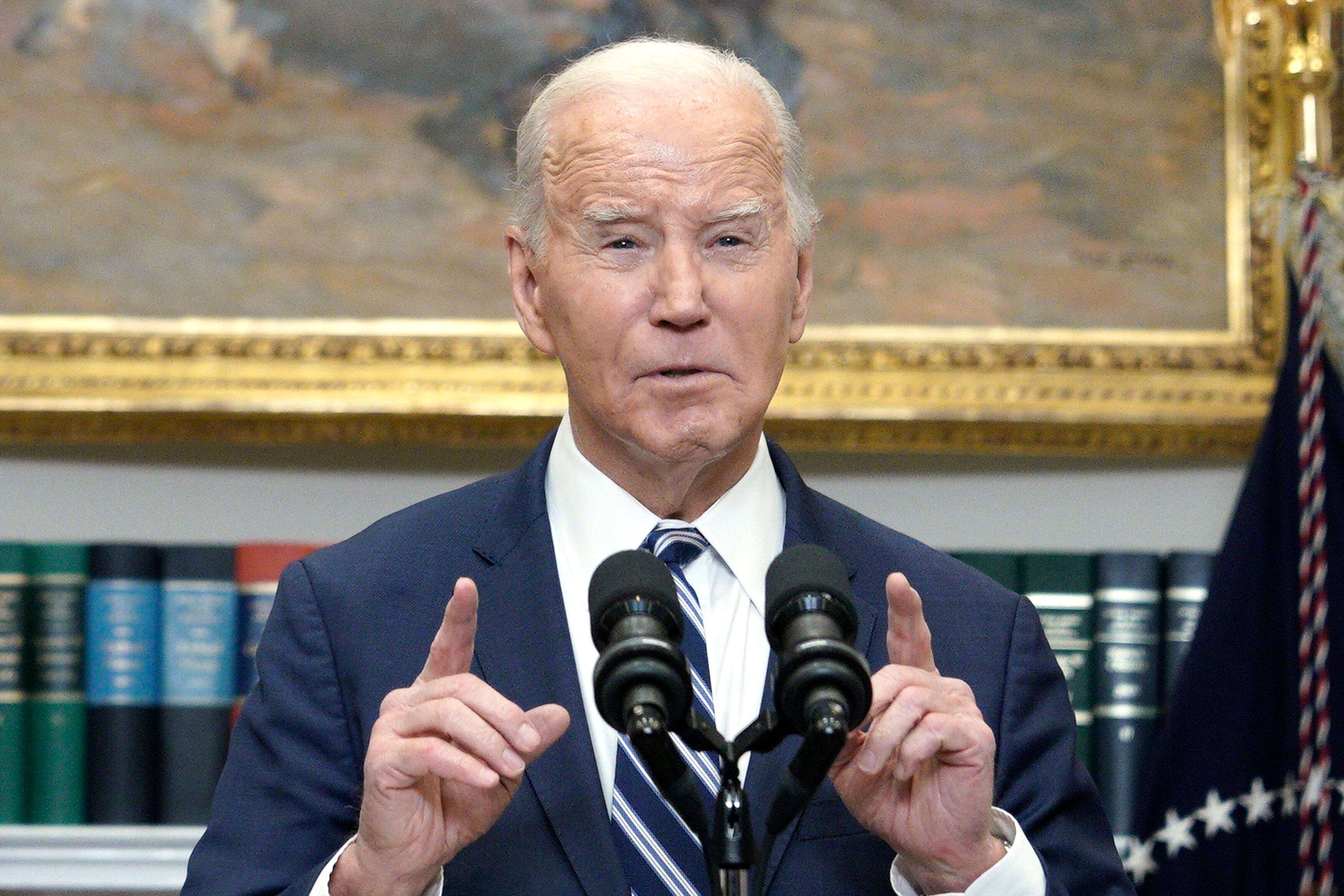 Joe Biden, presidente de Estados Unidos.. EFE/EPA/YURI GRIPAS / POOL